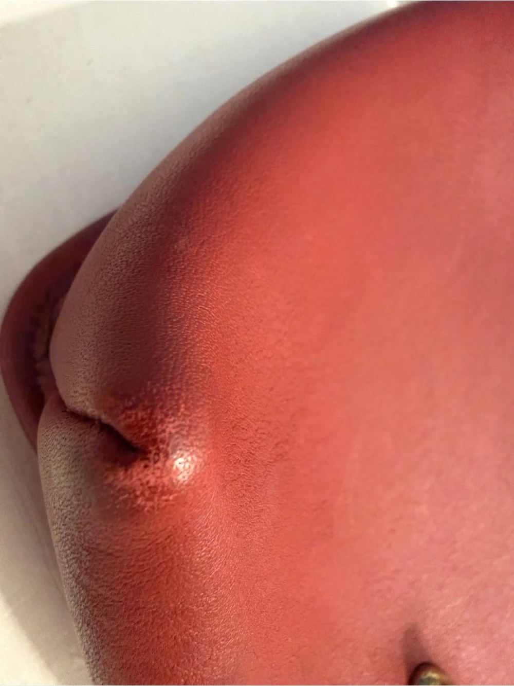 Coach highly sought vintage 9924 red “Casino Bag” leather crossbody.